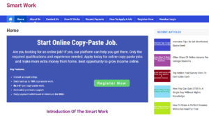 Copy Paste Job » SmartOnlineWork.com | Fake or Real?