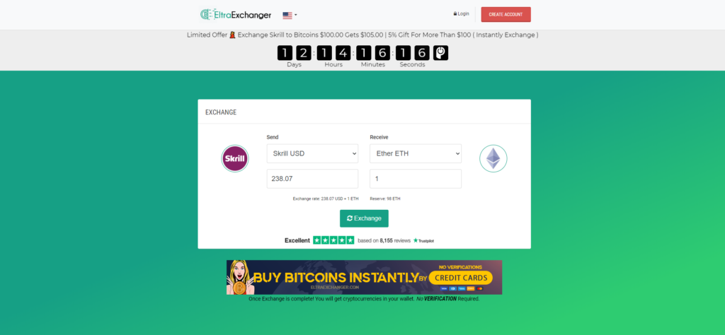 eltra exchanger bitcoin scam home page