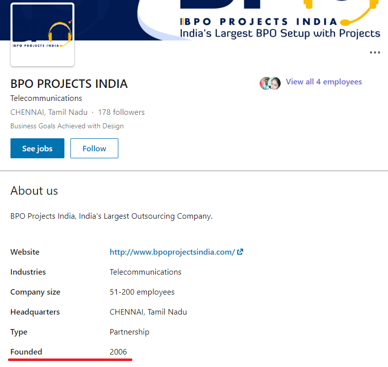 bpo projects provider india linkedin