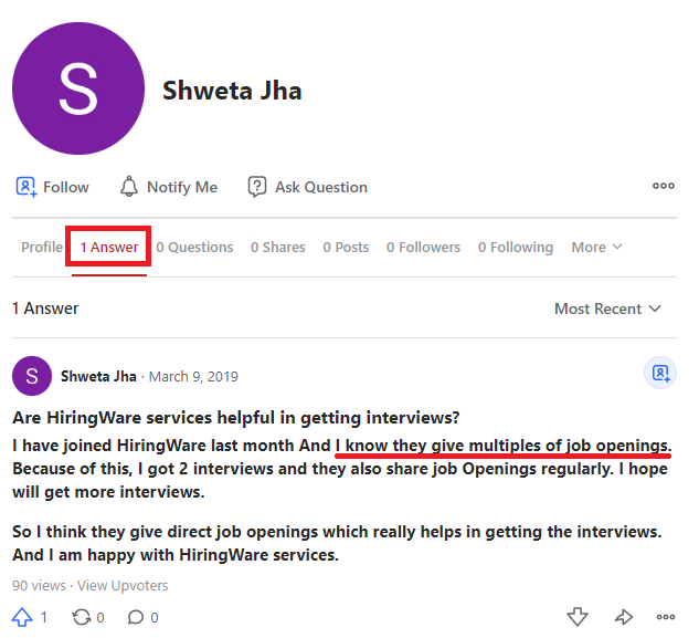 jobacute hiringware scam fake quora review 9