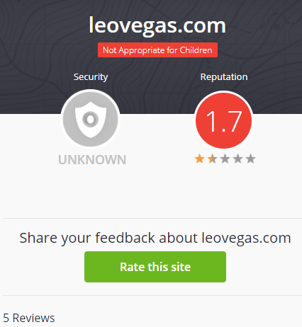 leovegas web of trust