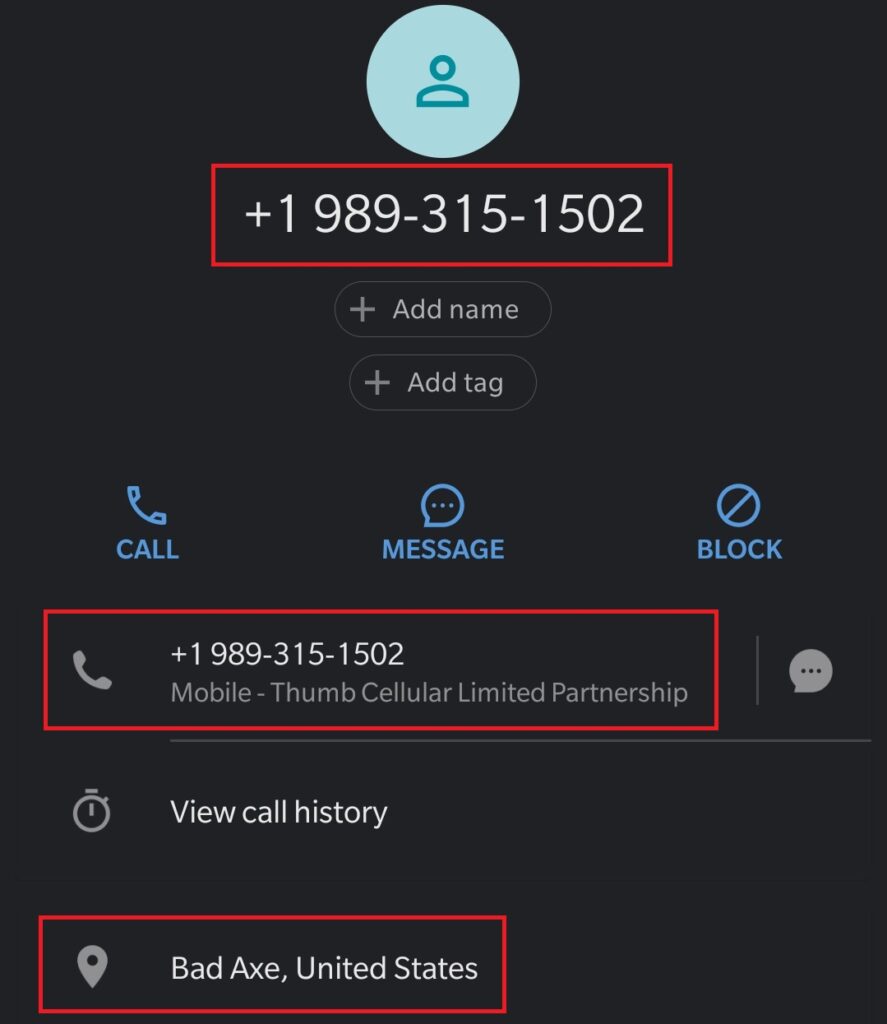 probrw scam fake phone number