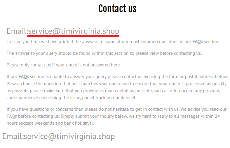 fake email address service@timvirginia.shop