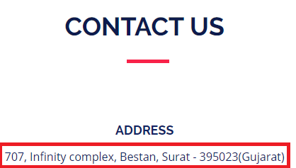 typing work scam fake address 707 Infinity Complex Surat Gujarat