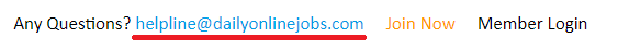 daily online jobs dailyonlinejobs scam email 1