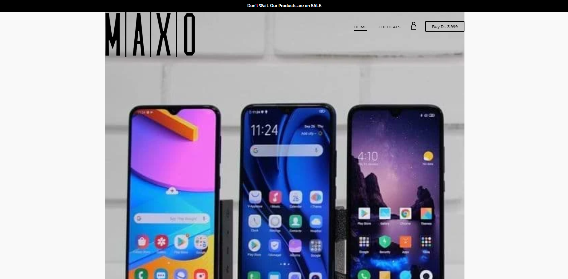 maxo phones banner image fake