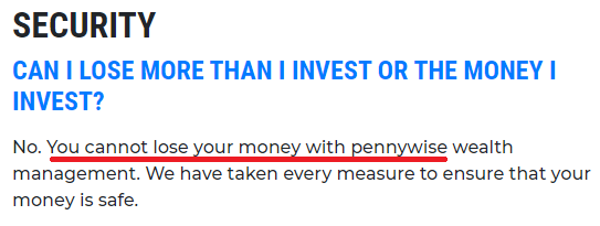 pennywise wealth management scam loss