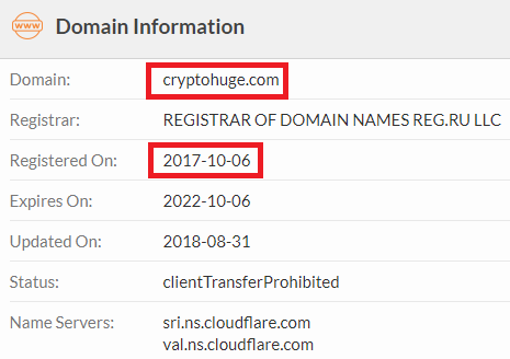 cryptohuge.com whois