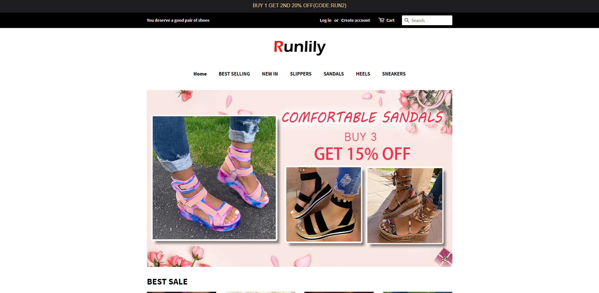 runlily scam home page