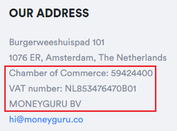 moneyguru scam fake registration 1