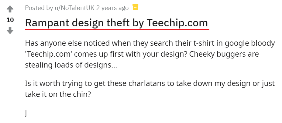 reddit thread design stolen