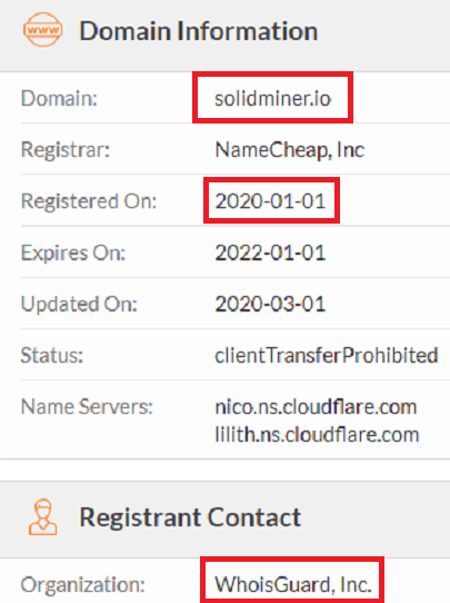 solidminer scam whois