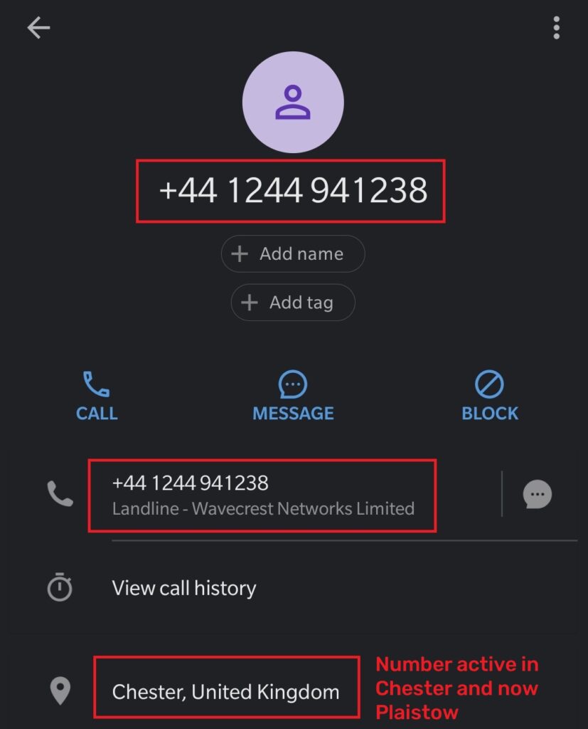 saiprofit fake phone number