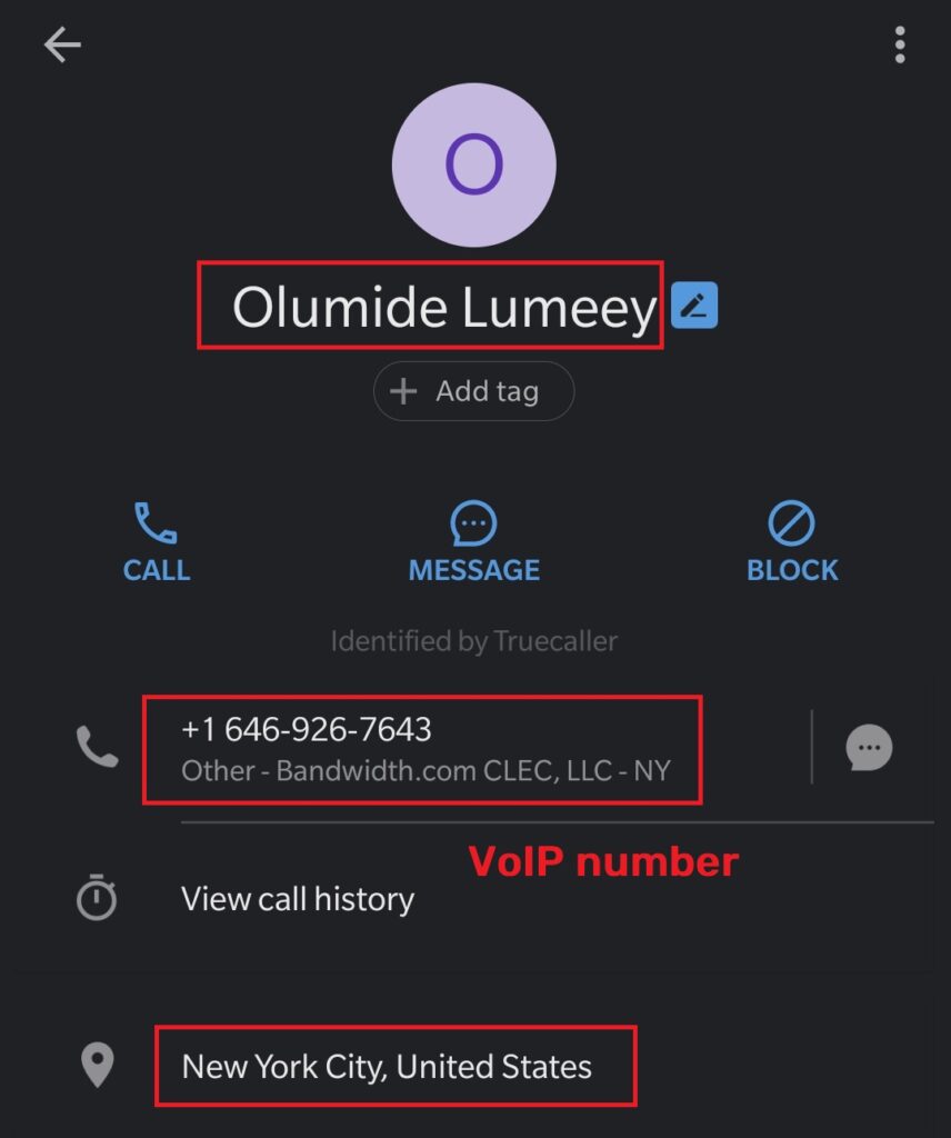 QuickRecoveryAdvocate & FinanceAssetRecovery fake phone number 2