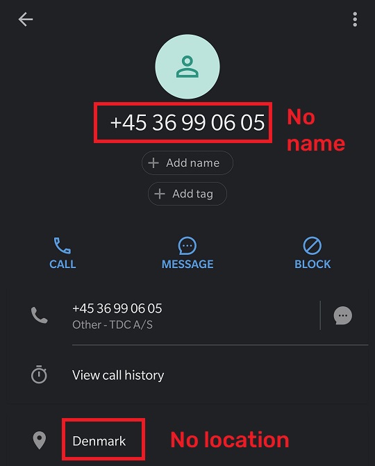 financial recovery scam fake phone number