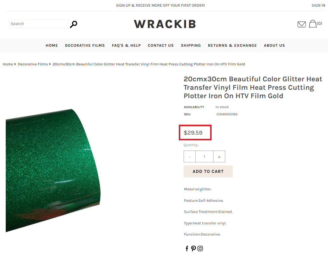 wrackib scam green glitter nail film