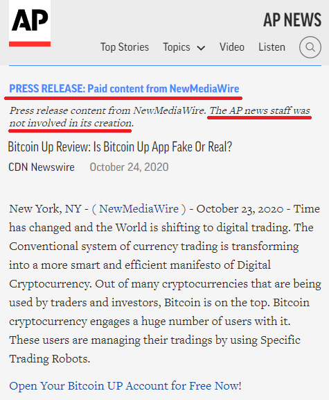 bitcoin up scam pr article 1