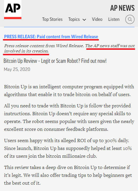 bitcoin up scam pr article 2
