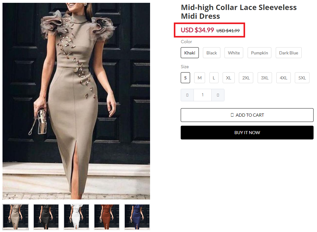 nikicloth scam dress 2