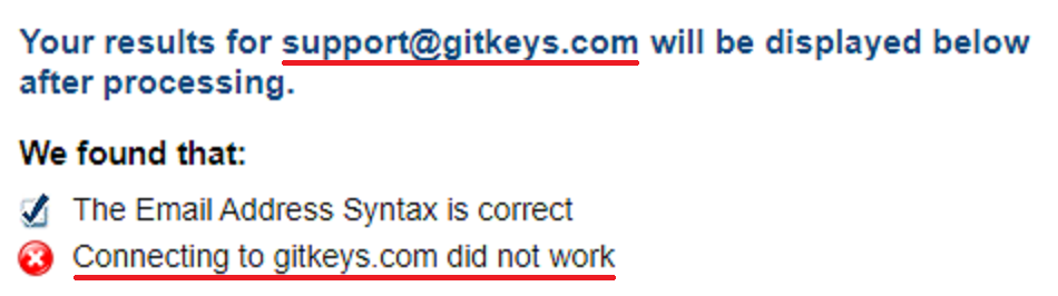 gitkeys fake email ID