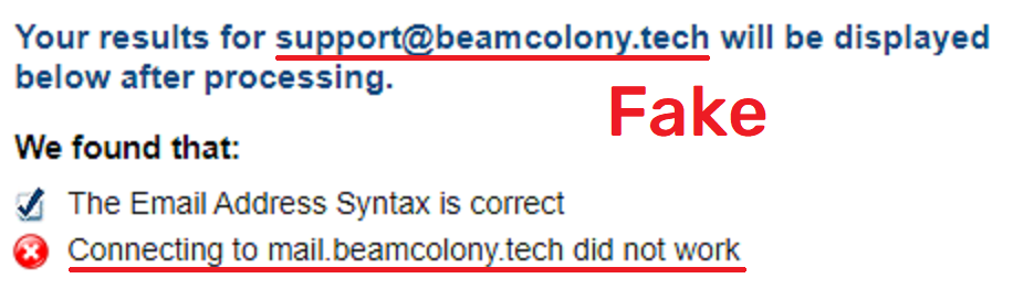 beamcolony scam fake email