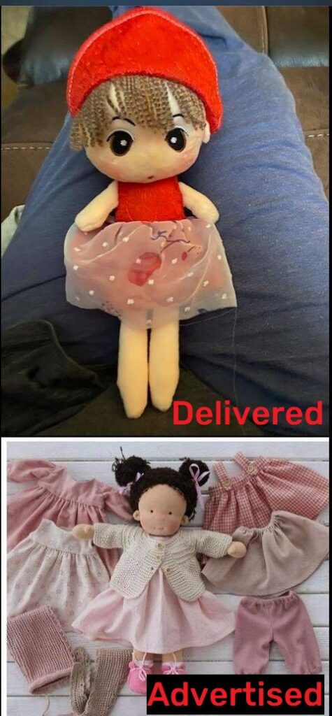waldorf dolls scam fake doll 2