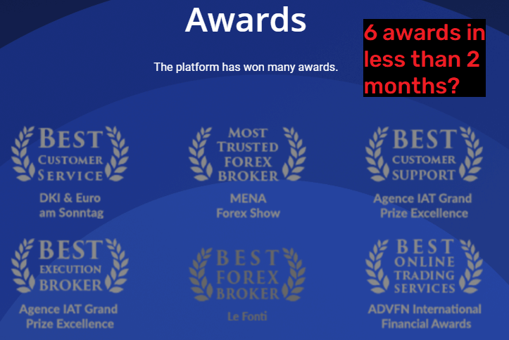 traderx scam fake awards