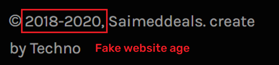 saideals scam fake website age