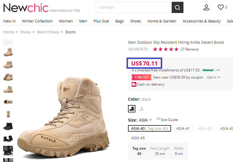 desert boots original price