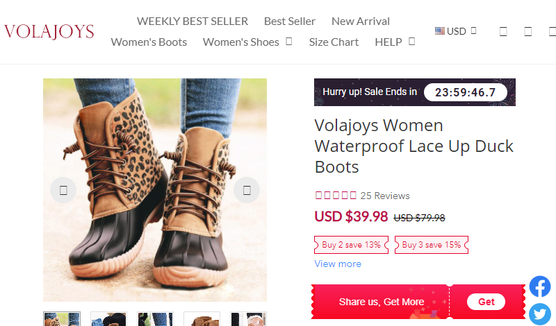volajoys scam lace boots copied image