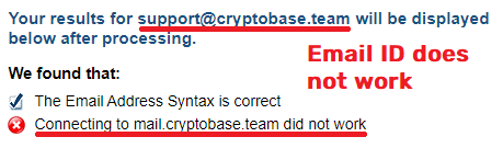 cryptobase scam fake email id