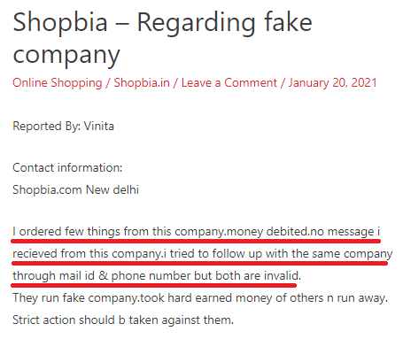 shopbia scam review 4
