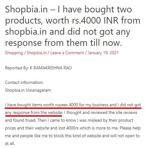 shopbia scam review 5