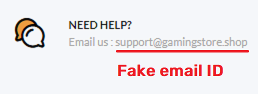 gamingstore scam fake email 1