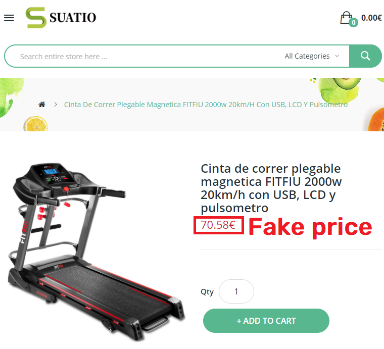 suatio scam fake treadmill price