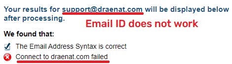 draenat scam fake email id