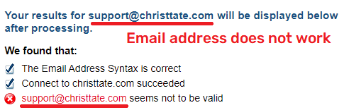 christtate scam fake email address 2