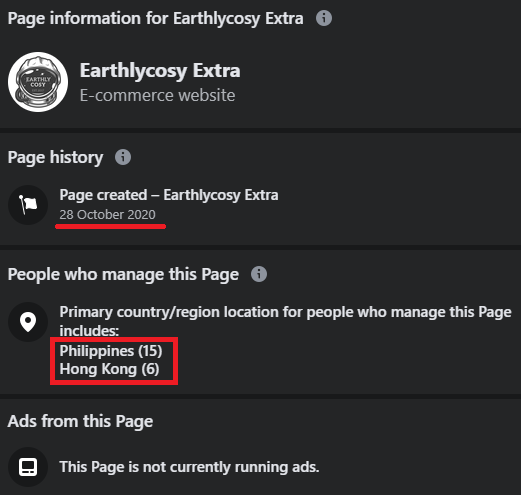 earthlycosy extra facebook page