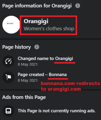 orangigi scam facebook page 1