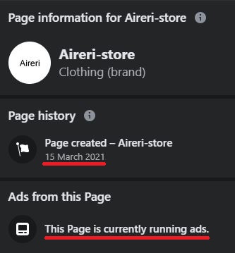 aireri scam facebook page 2