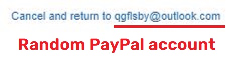 creelcate scam paypal account qgflsby@outlook.com