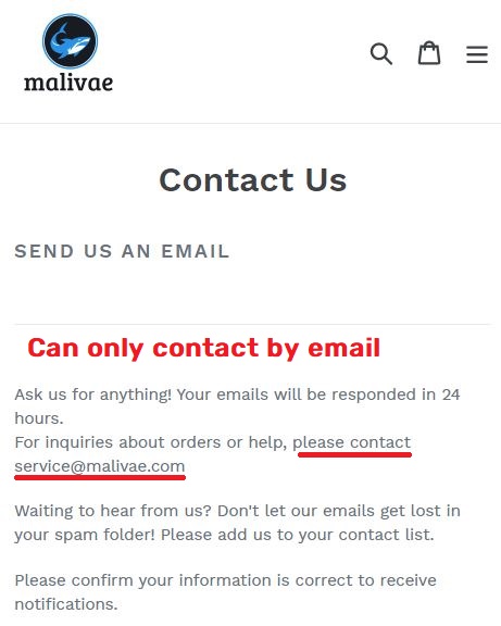 Malivae scam contact details
