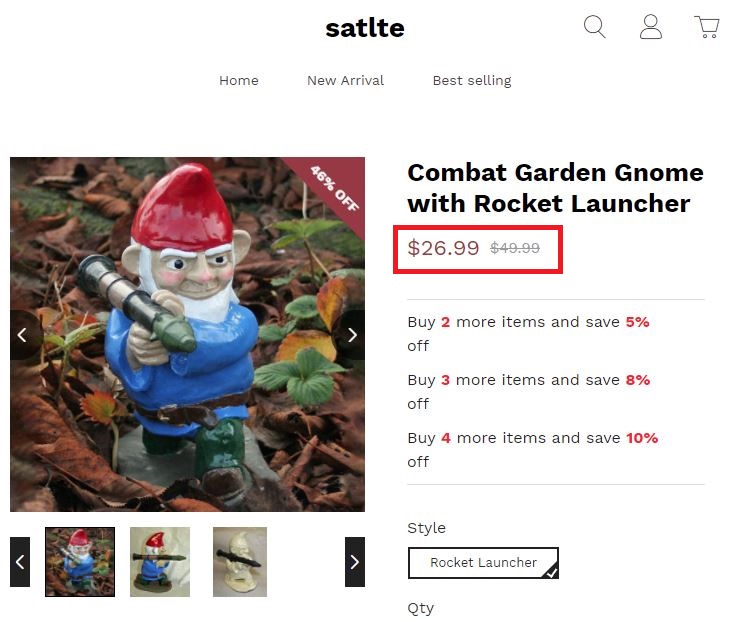 satlte scam combat gnome rocket launcher