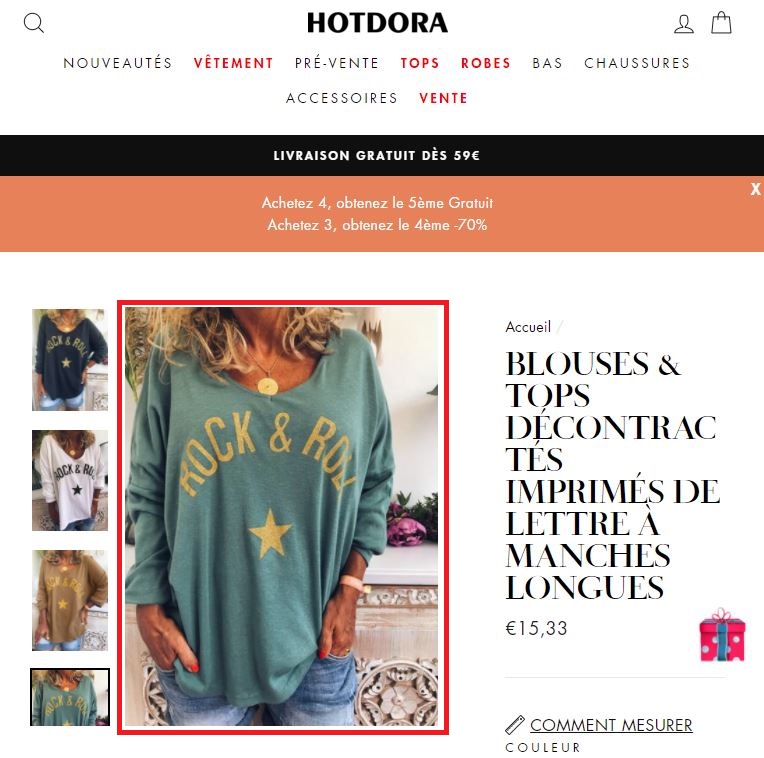hotdora scam chinese clothing
