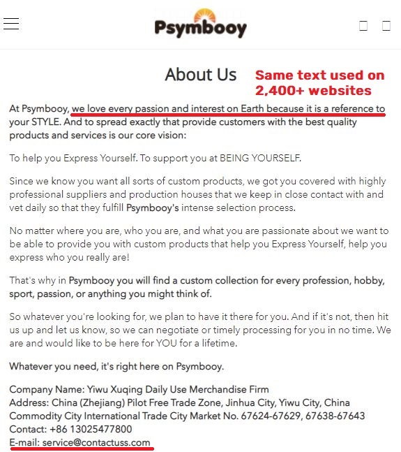 psymbooy scam about us