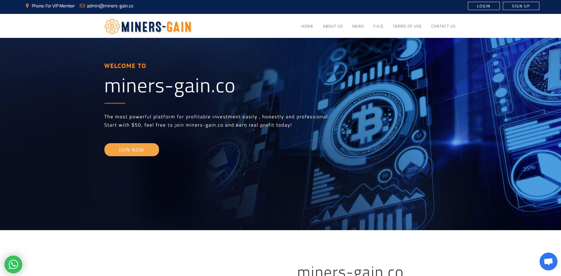 Miners-gain.co | Fake or Real? » Fake Website Buster