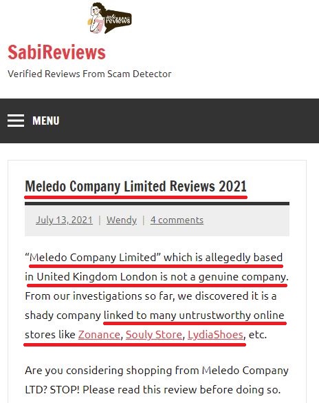 meledo company scam review 3