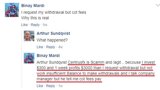 centrusfx scam review 1