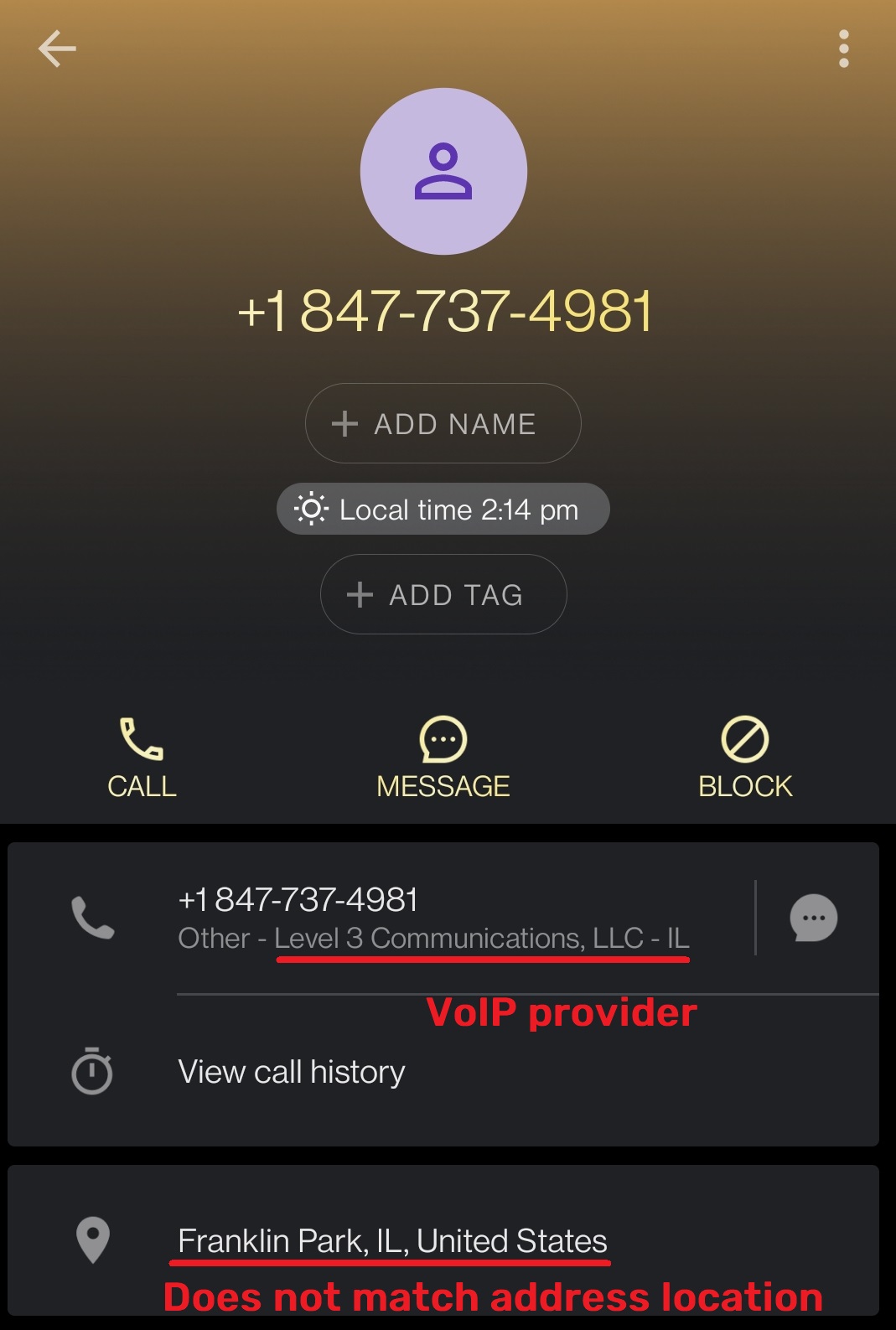 firstgloballogistics scam phone number