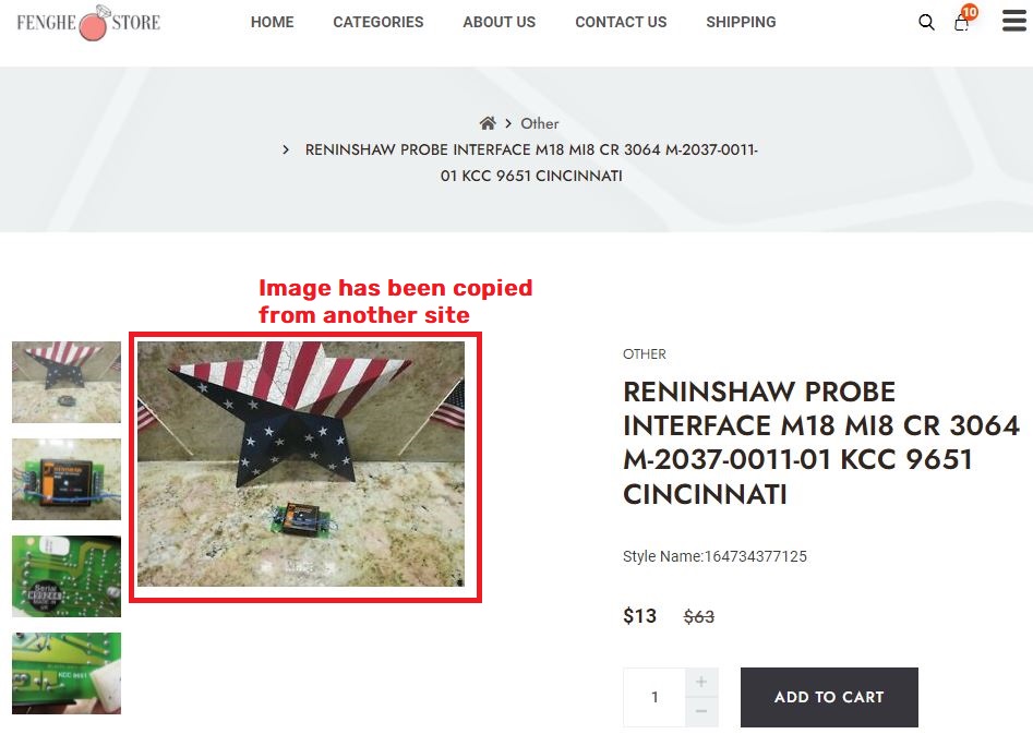 Pteryious scam fake product listing